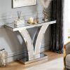 Mirror console table