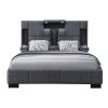YARIS DARK GREY QUEEN BED