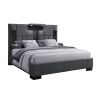 YARIS DARK GREY QUEEN BED