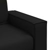 Sofa Black 62.99 x 30.71 x 33.07 in Fabric