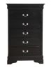 Glory Furniture LouisPhillipe G2150-CH Chest, Black