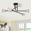 Modern Ceiling Lamp with Light Fixture (6*G9 Bulbs Included)