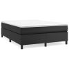 Bed Frame Black Faux leather