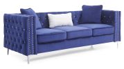 Glory Furniture Paige G829A-S Sofa, BLUE