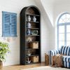 Arched bookshelf
