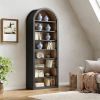 Arched bookshelf