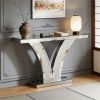 Mirror console table