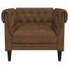 Chesterfield Sofa Chair Brown