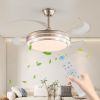 42 Inch 3 Tiers Design Modern LED Ceiling Fan with Light and Remote Control