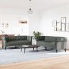 Sofa Set Dark grey 100% polyester