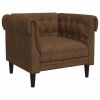Chesterfield Sofa Chair Brown