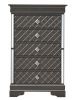 Verona G6702-CH Chest, Metalic Black