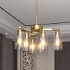6-Light Gold Chandeliers for Dining Room