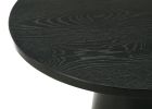 Jasper Ebony Black 22" Round End Table