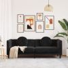 Sofa Black Velvet (100% polyester)