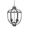 4 - Light Metal Chandelier, Hanging Light