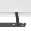 Wall Shelf Set of 2 White MDF 47.2 in wide Wall mounting