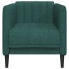 Sofa Chair Dark Green Polyester