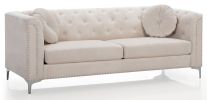 Glory Furniture Pompano G898A-S Sofa ( 2 Boxes ), IVORY