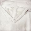 HGTV Super Luxe Faux Fur Throw Blanket Snowbound 50 x 70 inches