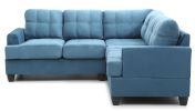 Glory Furniture Sandridge G518B-SC Sectional, AQUA