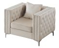 Glory Furniture Paige G827A-C Chair, IVORY