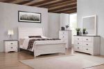 1pc Contemporary Four Drawers Chest Bed Side Cabinet Wooden Furniture Rustic Chalk Gray Color