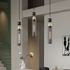 Modern Black and Gold 3-Light Pendant Chandelier