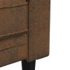 Sofa Set Brown 100% polyester