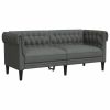 Sofa Set Dark grey 100% polyester