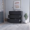 Black 3-Drawer Dresser