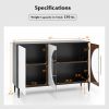 Sideboard Cabinet with Tempered Glass Door