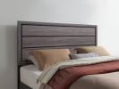 MIRAGE GREY QUEEN BED
