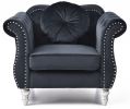 Glory Furniture Hollywood G0663A-C Chair, BLACK