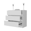 White 3-Drawer Dresser