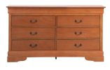 Glory Furniture Louis Phillipe G3160-D Dresser, Oak