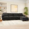 Modern Oversized Deep Seat Sectional Sofa with Reversible Chaise