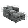 55.32*39.76" Oversized Sofa Indoor, Portable ottoman