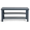 FCH 3-Tier Seamless Top Bamboo Shoe Rack