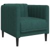 Sofa Chair Dark Green Polyester