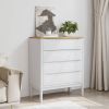 Drawer Cabinet White Solid pine wood Standard Chest Of Drawers