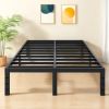 Heavy Duty Metal Platform Bed Frame with Under-Bed Storage, No Box Spring Needed