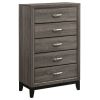 Gregory Grey Oak 5-Drawer Chest