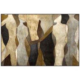 100% Hand Painted Abstract Oil Painting Wall Art Modern Retro Figure On Canvas Home Decoration For Living Room No Frame (75x150cm: 150x220cm)