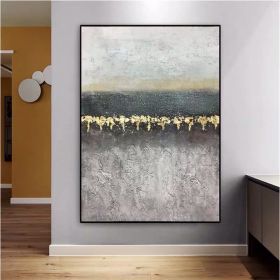 Handmade Top Selling Abstract Oil Painting Wall Art Modern Minimalist Bright Color Texture Picture Canvas Home Decoration For Living Room No Frame (75x150cm: 150x220cm)