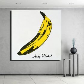 100% Handmade Abstract Oil Painting Wall Art Modern Minimalist Banana Picture Canvas Home Decorative For Living No Frame (75x150cm: 150x150cm)
