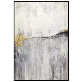 Handmade Abstract Oil Painting Top Selling Wall Art Modern Minimalist Bright Color Style Picture Canvas Home Decor For Living Room No Frame (75x150cm: 50x70cm)