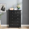 Modern 6 Drawers Dresser 6 Drawers Cabinet,Chest of Drawers Closet Organizers and Storage Clothes Storage Drawers Cabinet for Living Room
