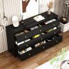 9 Drawer Dresser for Bedroom, Storage Cabinet With Metal Handles, Modern Closet Of Drawers for Living Room