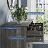 9 Drawer Dresser for Bedroom, Wood Storage Cabinet With Metal Handles, Farmhouse Closet Of Drawers for Living Room